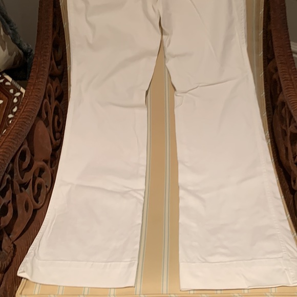 NWOT VINEYARD VINES BOOTCUT STYLE 10” RISE WHITE COTTON SLACKS WITH STRETCH SZ 2 - Picture 14 of 15